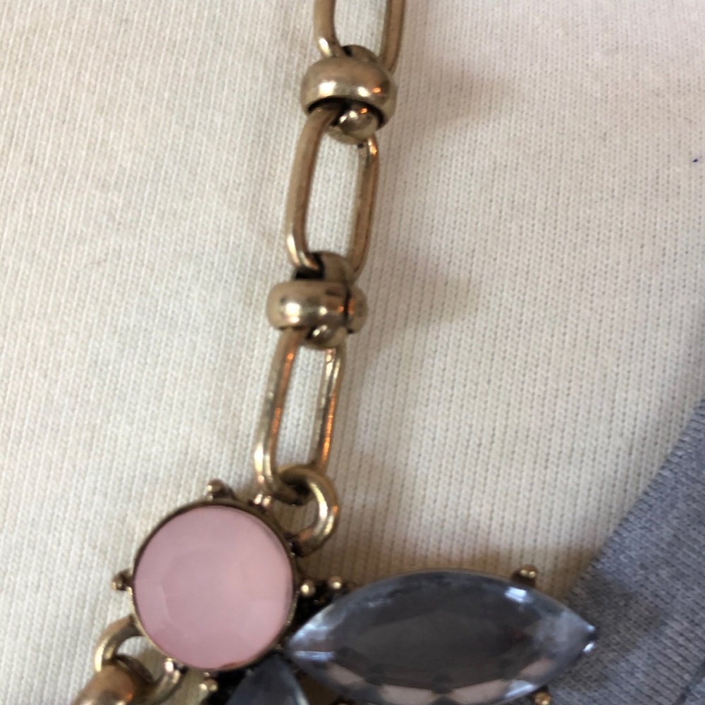 Fancy Rhinestone Necklace - Picture 3 of 4